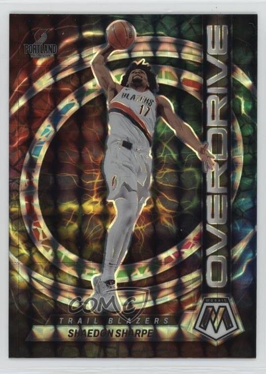 2022-23 Panini Mosaic Overdrive Shaedon Sharpe #23 0t16