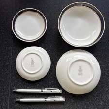Vintage Royal Doulton Bone China 1st Class British Airways Small Bowls and Pens