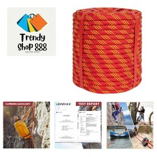 1/2 Inch Static Climbing Rope 150 Ft - 9000lbs Strength for Rigging  Tree Work