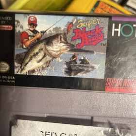 Super Black Bass  Super Nintendo NES Game Cartridge 1991 Japan 