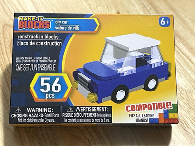 MAKE-IT BLOCKS TOY 56 PC SET CITY CAR MODEL BRAND NEW CITY CONSTRUCTION BLOCKS