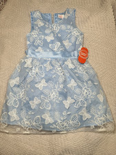 Wonder Nation Girls Size 5 Blue/White Floral ...