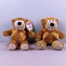 Baby Ferguson Teddy Bears Set of 2 Melissa Doug 9 Plush Stuffed Animals Toy