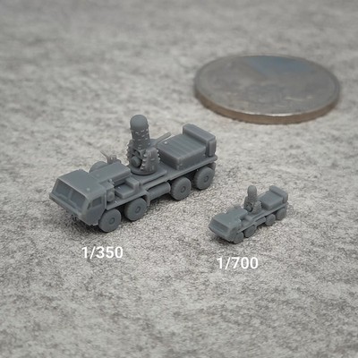 1/350 1/700 C-RAM Land-Based Phalanx System Static Unpainted Model