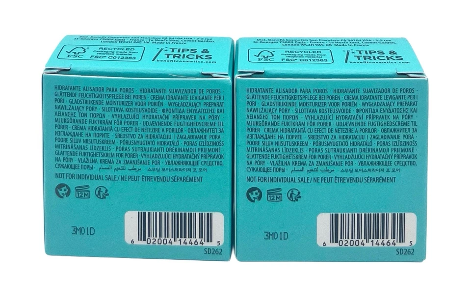Crema hidratante ligera Benefit The POREfessional Smooth Sip 10 ml/0,33 oz Ea x2 Foto 2 de 4