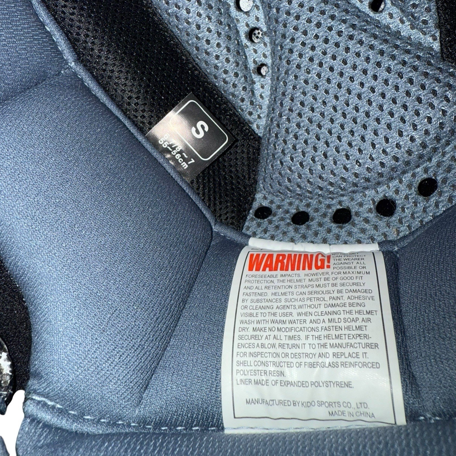 Scorpion EXO 700 Crack Head Black White Helmet Size Small DOT Snell Approved