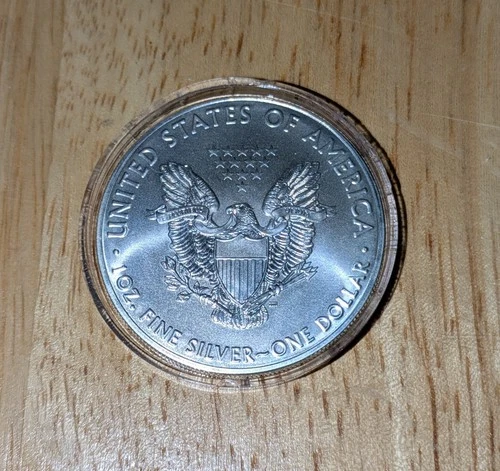 2021 $1 Type 1 American Silver Eagle 1 oz Brilliant Uncirculated Coin in Capsule