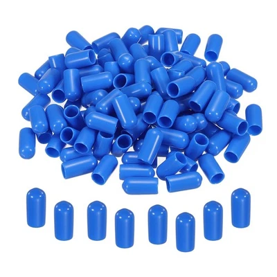 UXCELL 100pcs Caoutchouc Fin Capuchons Couvercle 6mm Vis Filetage pour Vis Bolt Tuyau