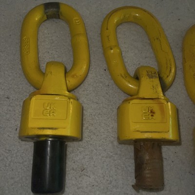 M24 x 40 mm drehbarer Hubpunkt Augbolzen mit Ring 3,15 Tonnen Kapazität