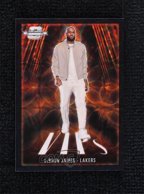 2023 Contenders Optic VIPs International Black & White Prizm 5/25 LeBron James