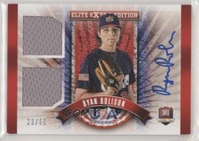 2015 Panini Elite Extra Edition USA Baseball 18U 23/50 Ryan Rolison #4 Auto s3g