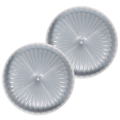 2 Pezzi Stampo Piatto Aromaterapia Silicone per Resina Vassoio Fai da Te Artigianato Riutilizzabile - Foto 4 di 12