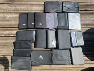 Mix Job Lot Of Service Wallets Manuals And Booklets