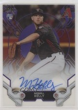 2019 Topps High Tek High Tek Auto Purple 85/99 Merrill Kelly #HTA-MK Auto 6u5