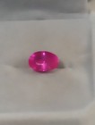 NATURAL EARTH MINED GGL CERTIFIED GEM TESTED HEATED OVAL PINK SAPPHIRE 4.97 CT. — photo 2