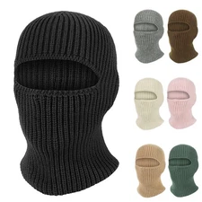 New 1 Hole Full Face Ski Mask Winter Cap Balaclava Hood Beanie Warm Tactical Hat