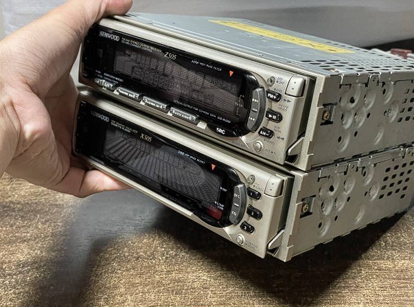 Kenwood Z505 X505 1DIN CD Cassette Deck Player Set Working | eBay