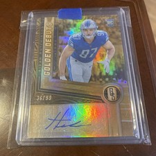 2022 Panini Gold Standard Golden Debuts Auto Aidan Hutchinson /99 Rookie Lions