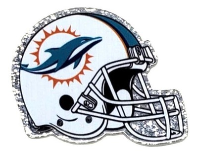 5 Pc Dolphins Helmet - Acrylic Flatback Charms - For Badge Reels - DIY Crafts