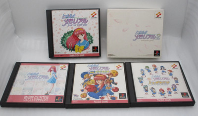 PS1 Tokimeki Memorial 1 2 Puzzle Dama Tokkaedama Private Selection 5 Games Japan