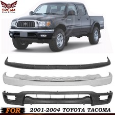 Front Bumper Chrome Steel Lower Valance Kit For 2001-2004 Toyota Tacoma Front Bumper Chrome Steel Lower Valance Kit For 2001-2004 Toyota Tacoma