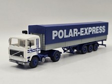 herpa lkw 1:87 Volvo F12 intercooler POLAR-EXPRESS Planen selten