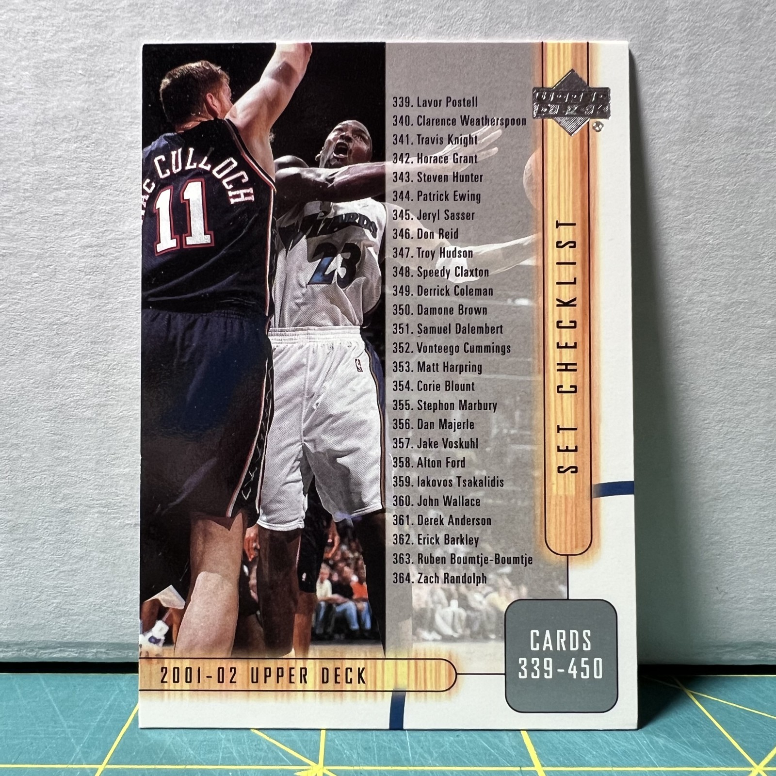 2001-02 Upper Deck - Checklist Michael Jordan #405