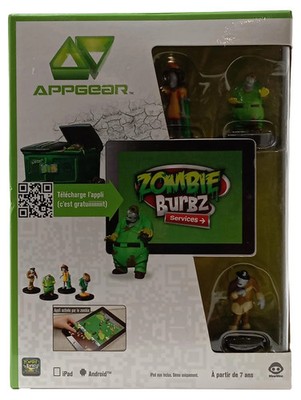 AppGear Zombie Burbz Services Spielfiguren Set iPad Android App Game