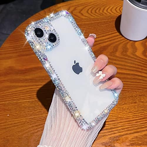 BEZ Case For IPhone 16 Case Glitter, With Bling & Co. Series, Sparkle Diamond Crystal Bling Case Cover For IPhone 16, Tuscan Beige