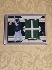 2024 Panini National Treasures Game Gear Swatches Quad Ryan Lasko /99 RC Relic