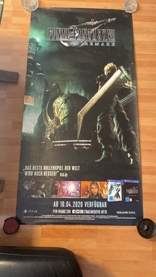 Original GameStop Werbeposter  Final Fantasy VII 7  ca. 90 × 180 cm selten rare