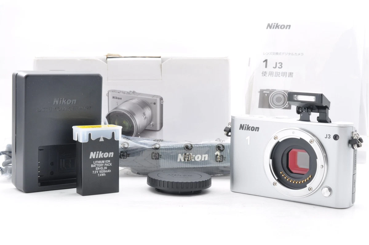 Nikon 1 J3 ホワイト 本体と付属品 Nikon 1 J3 Mirrorless Interchangeable Lens Digital Cameras 14-16.9