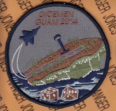 USAF Air Force 90th Fighter Sq FS Guam 2024 ~4'' patch m/e