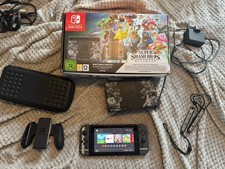 Nintendo Switch Super Smash Bros Edition + Extra Case & Accessories(READ DESC)