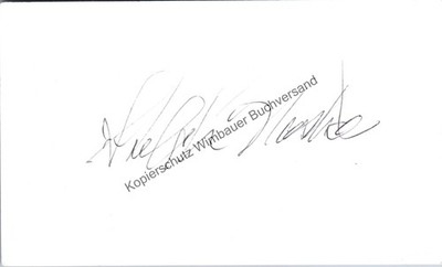 Autographed Card 2 Nobel Prize Winners Sheldon Lee Glashow & Charles Rice 301114