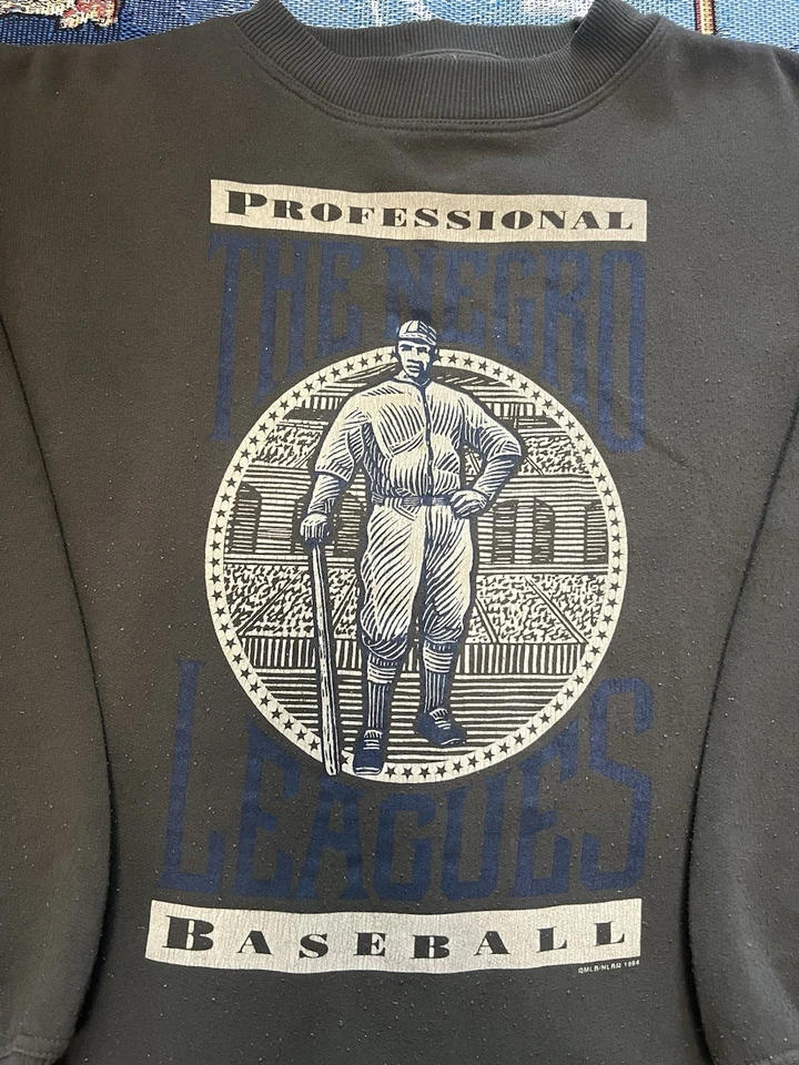 Suéter Vintage Liga Negra Talla Grande Foto 3 de 4