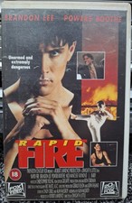 Rapid Fire (1992) CBS Fox Big Box Ex Rental VHS Cult 90s Big Action Reversible *