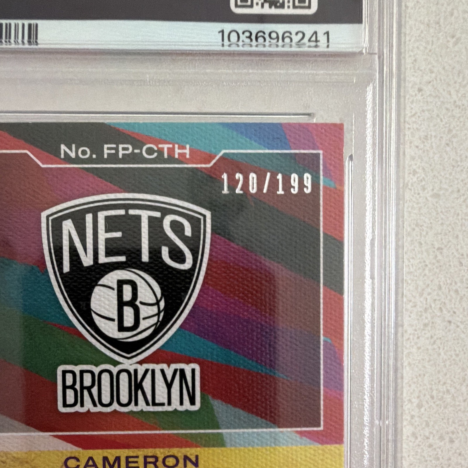 Panini 2021-22 Court Kings Cameron Thomas RC Fresh Paint Auto PSA 8/10 /199 view 5