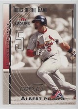 2004 Fleer Genuine Insider Tools of the Game Albert Pujols #5TG et0