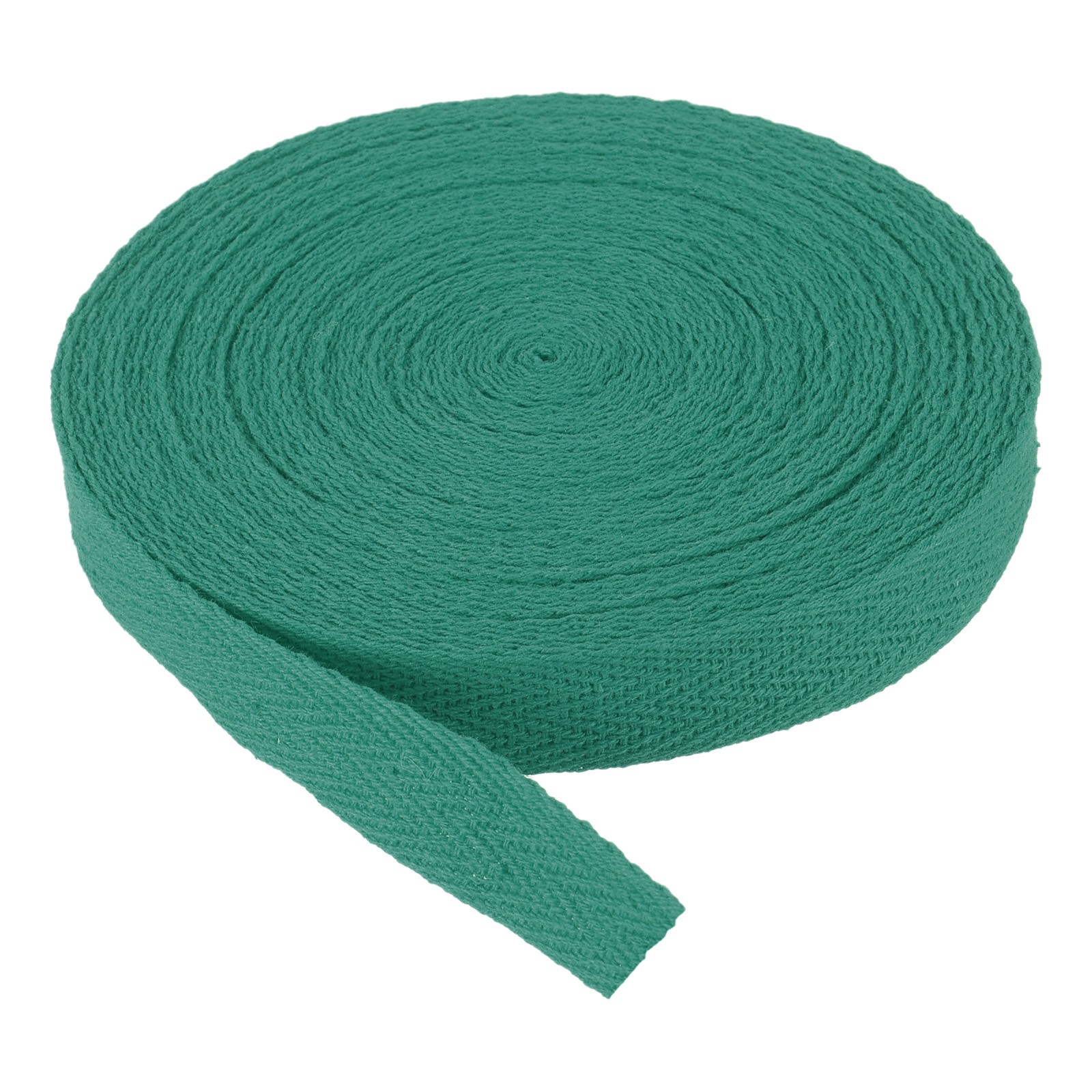Cinta de sarga de algodón 15 mm 10 yardas Cinta de algodón Cinta de encuadernación sesgada Verde cebolla