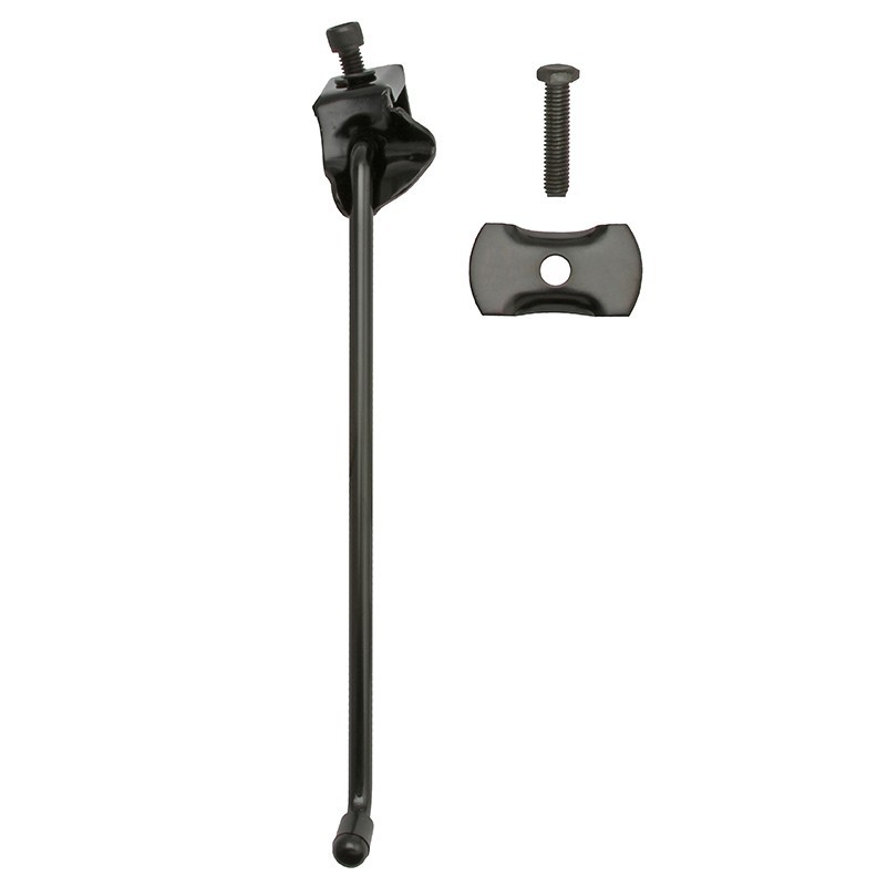Black Center Mount Steel Kickstand 10-1/2 For 26 Beach Cruiser Lowrider Bicycle