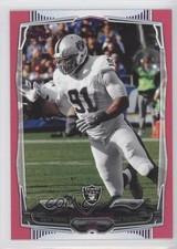 2014 Topps BCA Pink 72/499 Justin Tuck #267 0a1