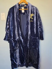 Pottery Barn Teen Harry Potter Ravenclaw Crushed Velvet Purple Robe Embroidery