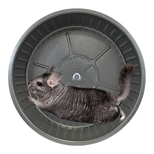 CHIN-SPRINT WHEEL 15" BLACK- Chinchillas, Prairie Dogs, Rats