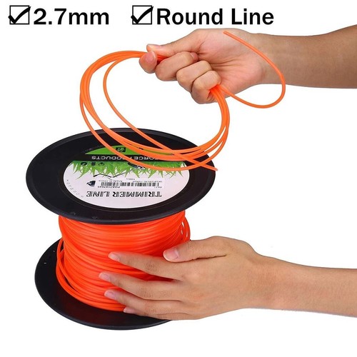 Orange Quadrat Motorsense Freischneider Trimmer Schnur Schnur Draht 2,7 mm für-STIHL - Bild 20 von 20