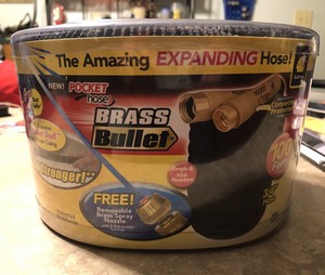Pocket-Hose-Brass-Bullet-100-Foot-NEW