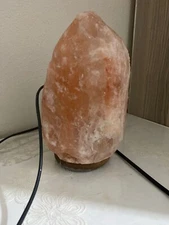 orange salt lamp