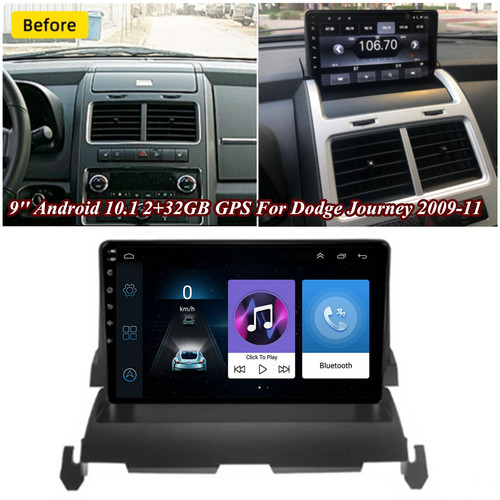 For Dodge Journey 2009-2011 Stereo Radio Player 9'' GPS Navi WiFi FM DAB 2+32GB