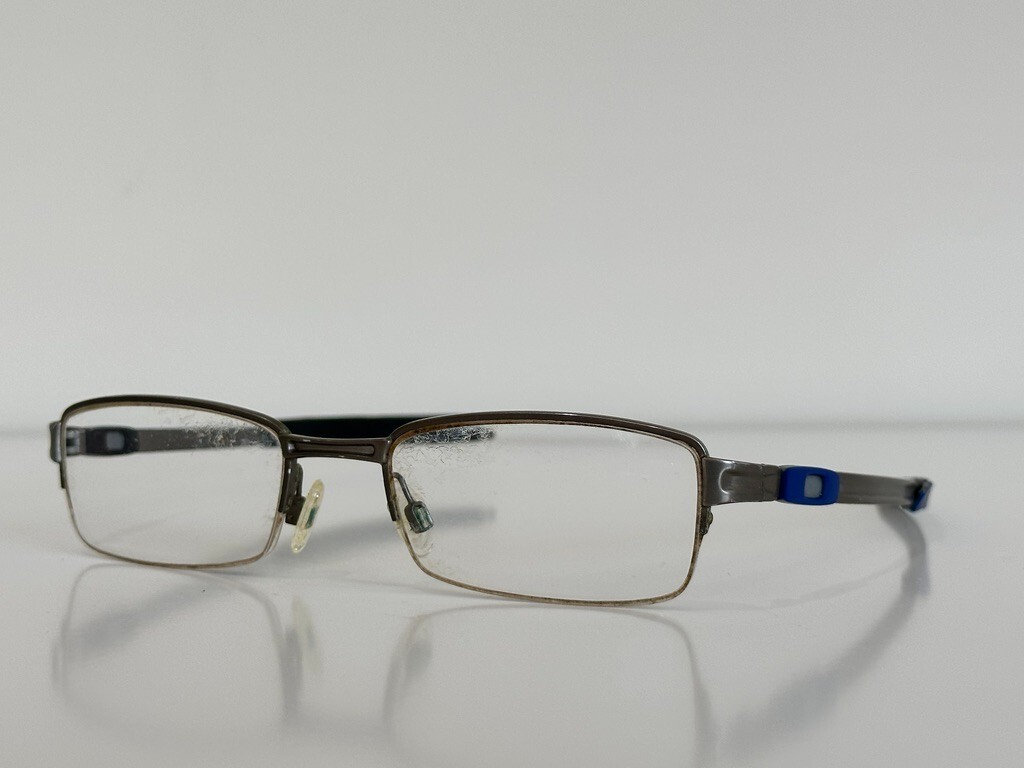 Oakley OX 3142-0450 Tumbleweed 0.5 Half Rim Cement Blue  display picture 3