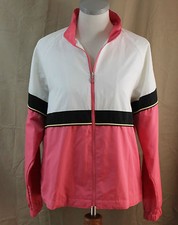 Classic Elements Petite, Pl (14/16), Salmon Pink/white Lightweight Jacket, Nwot